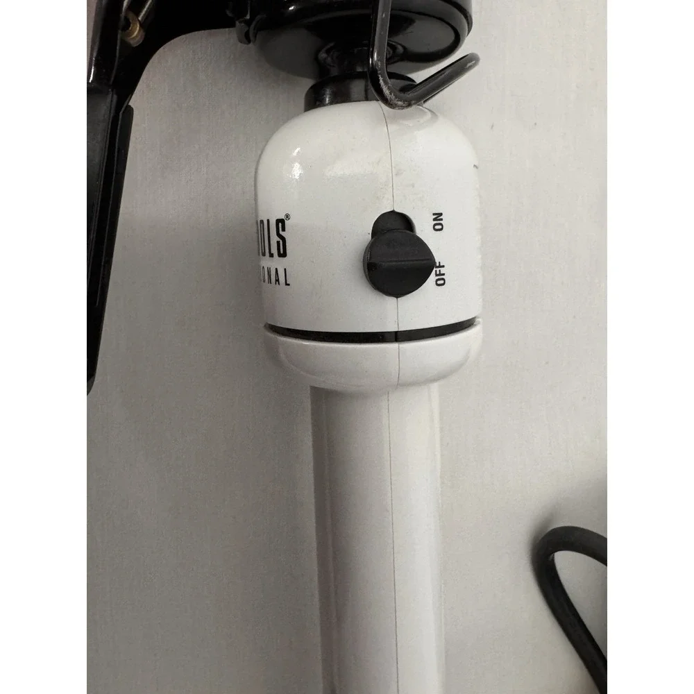 Hot Tools Professional Curling Iron 450°F Adjustable Heat Black/White